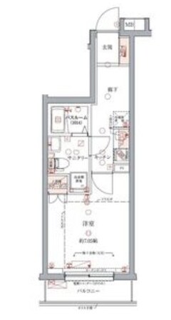 クレヴィスタ門前仲町の物件間取画像